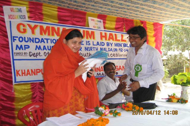 Inugaration Gymnasium Hall ,MP Mousam Noor